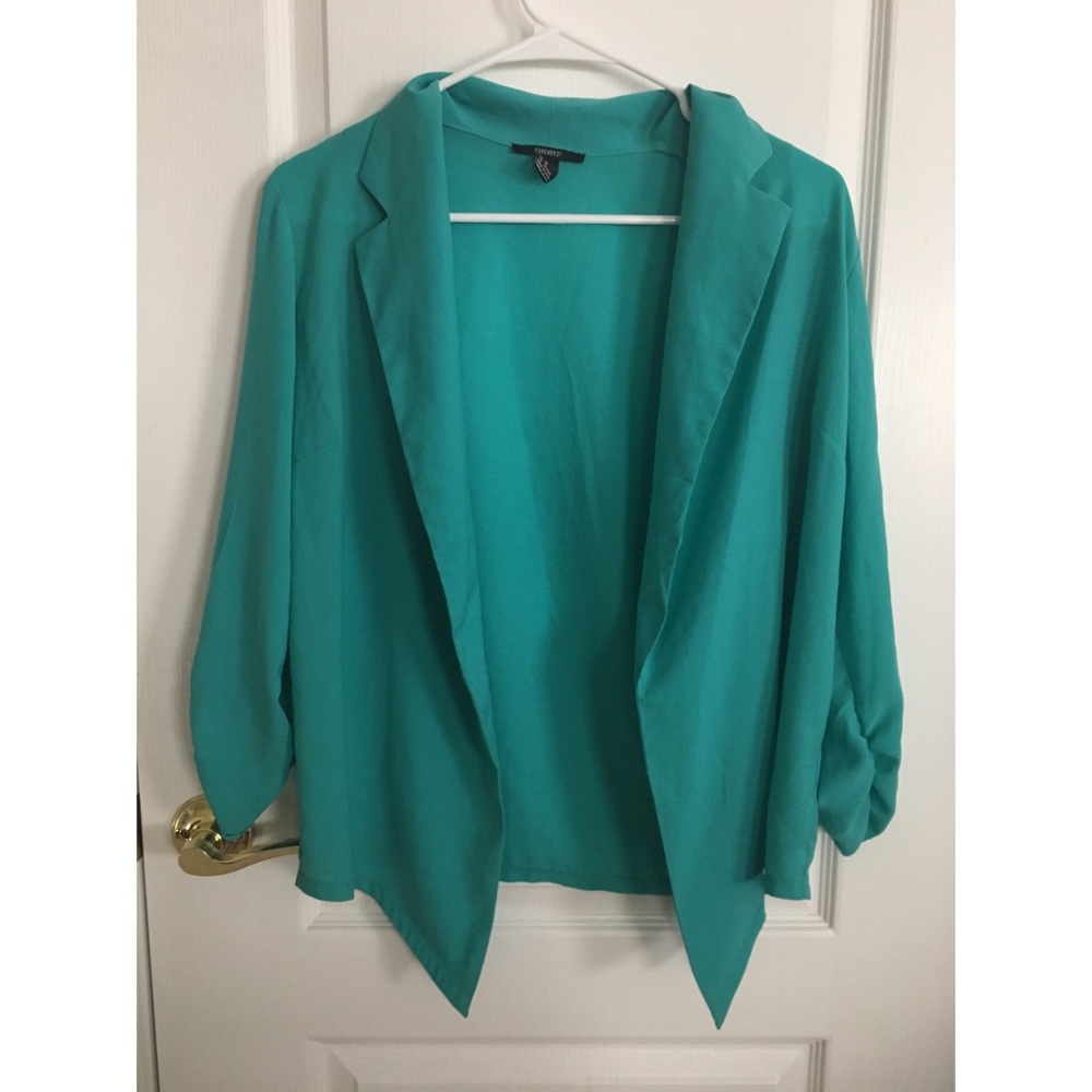 Forever 21 Teal Blazer